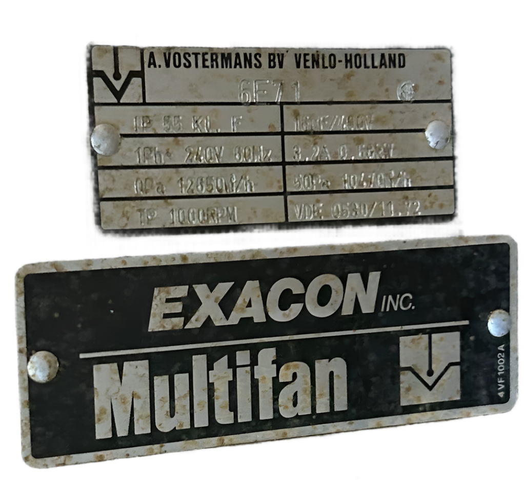 U226 - 3/4 HP 1000RPM 240V Exacon TEAO