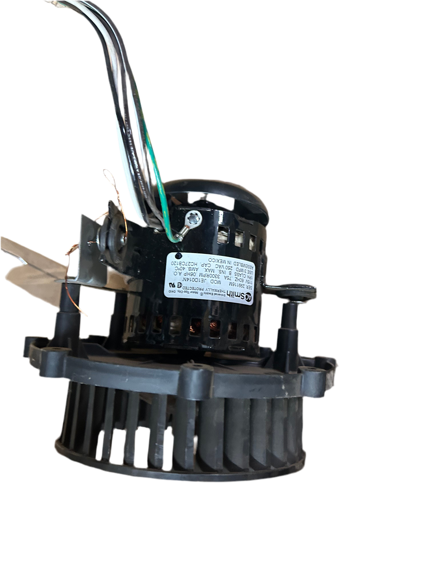 U173 - .06 HP 3300RPM 115V A.O. Smith Blower