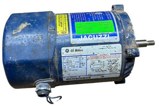 U196 - 1/2 HP 3450RPM 115/230V GE Motor ODP Pump Motor