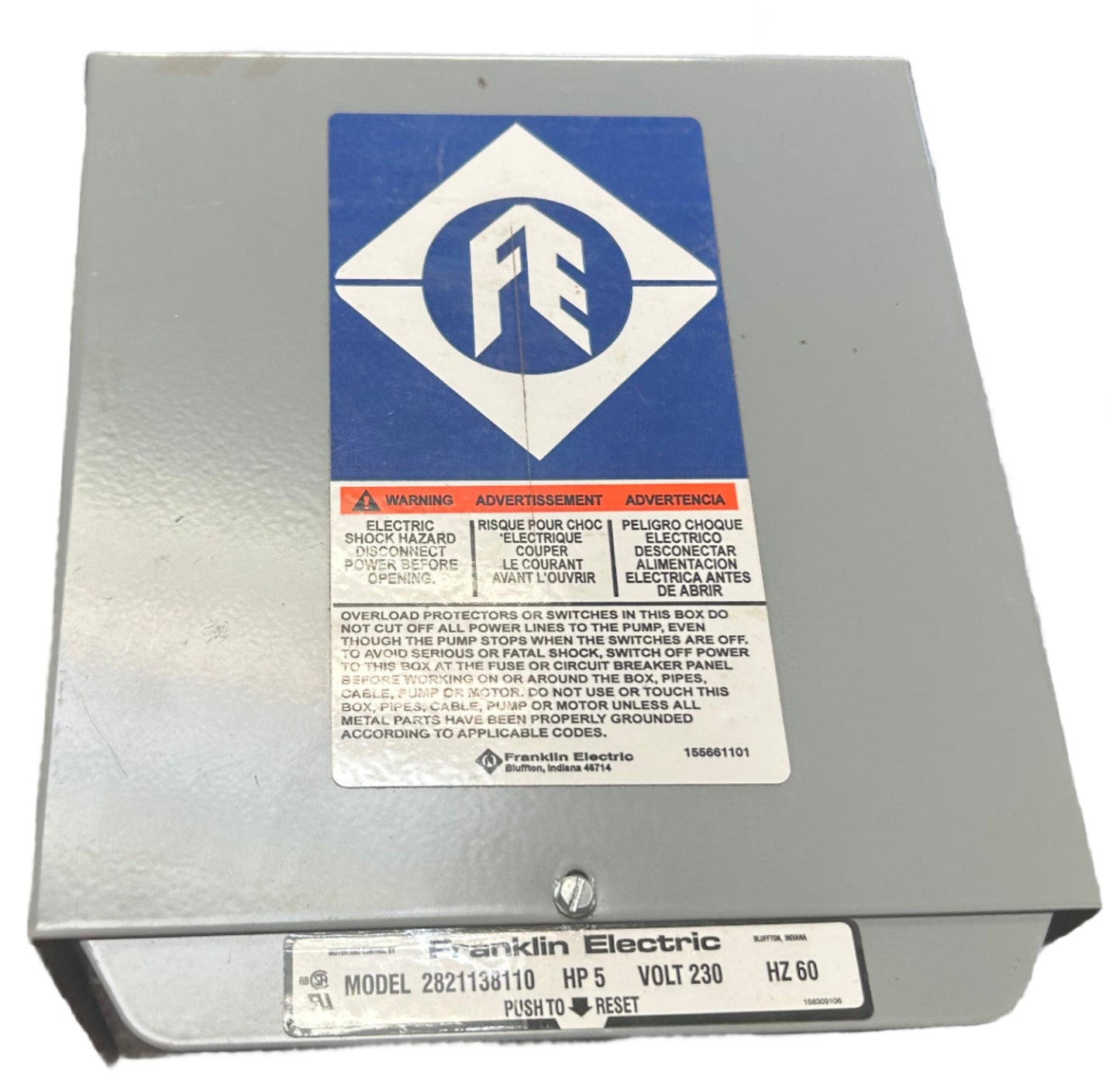 Submersible Pump Control Box