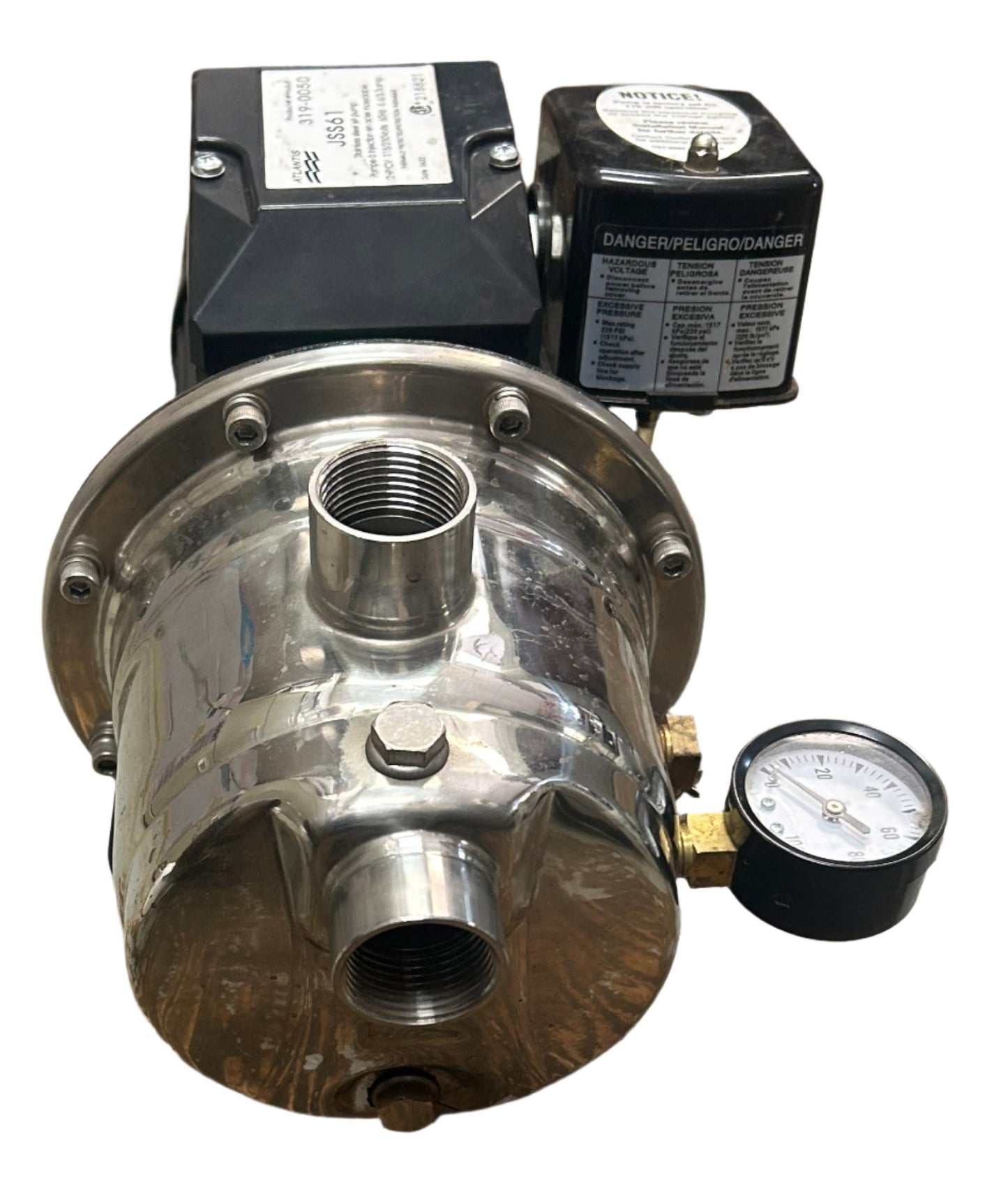 U___ - 1/42HP ____RPM 115/230V Atlantis  Pump