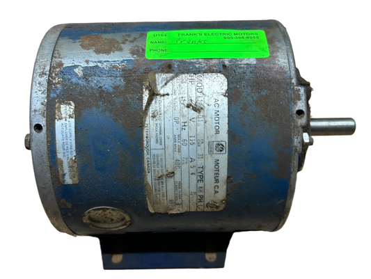 U164 - 1/4 HP 1725RPM 115V