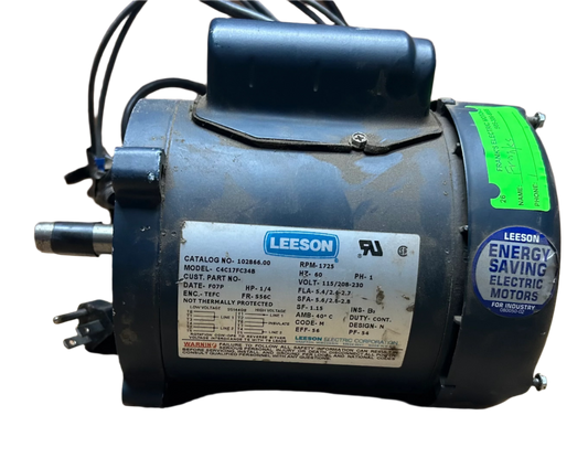 U26 - 1/4 HP 1725RPM 115/208-230V Leeson TEFC