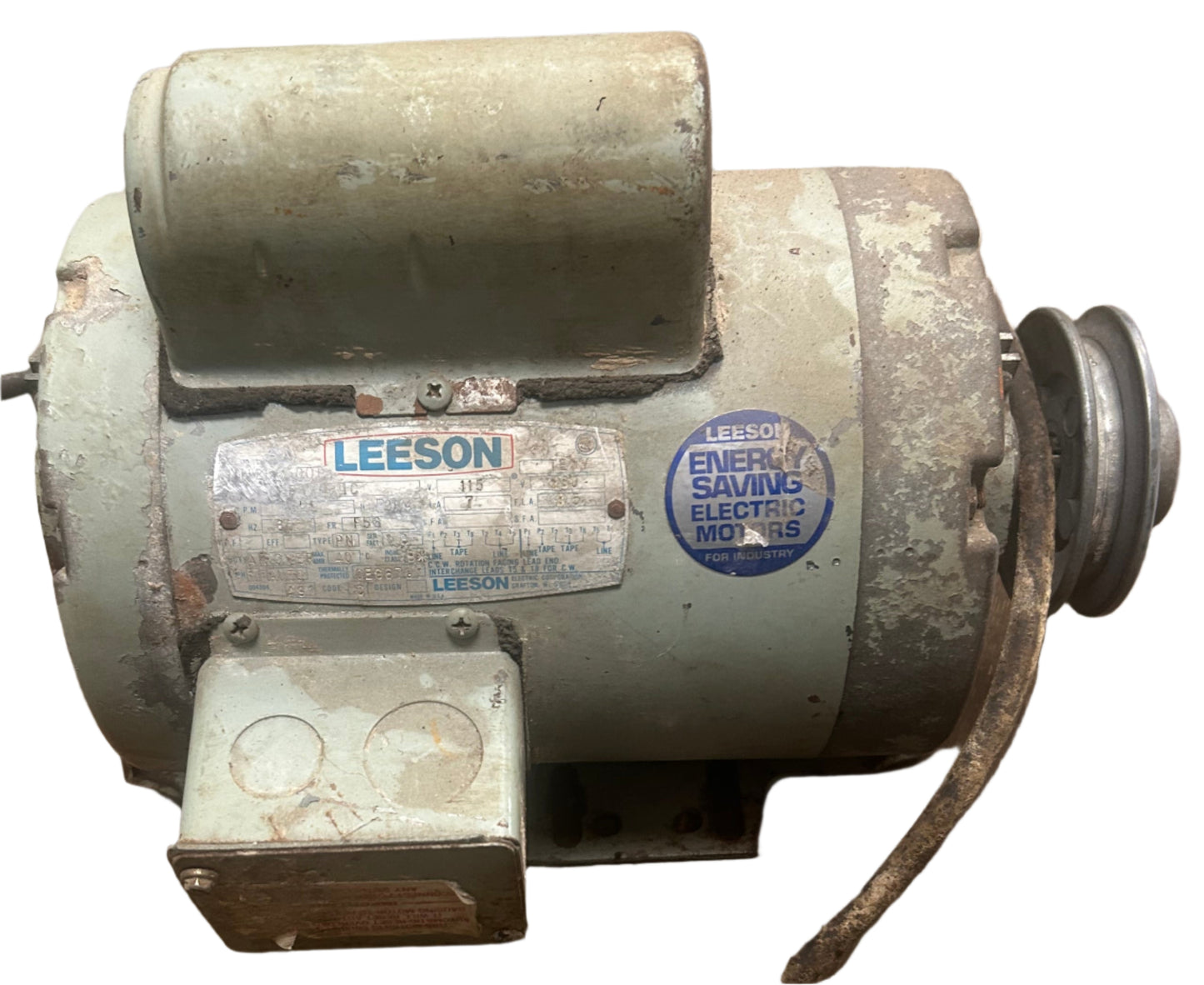 U263 - 3/4 HP 1625RPM 115/230V Leeson TENV