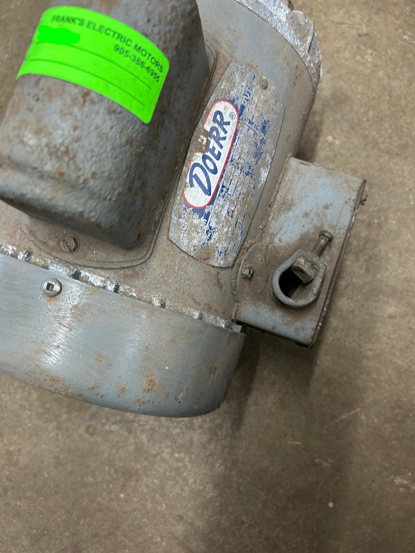 U247 - 3/4 HP 1725RPM 115/208-230V Doerr TEFC