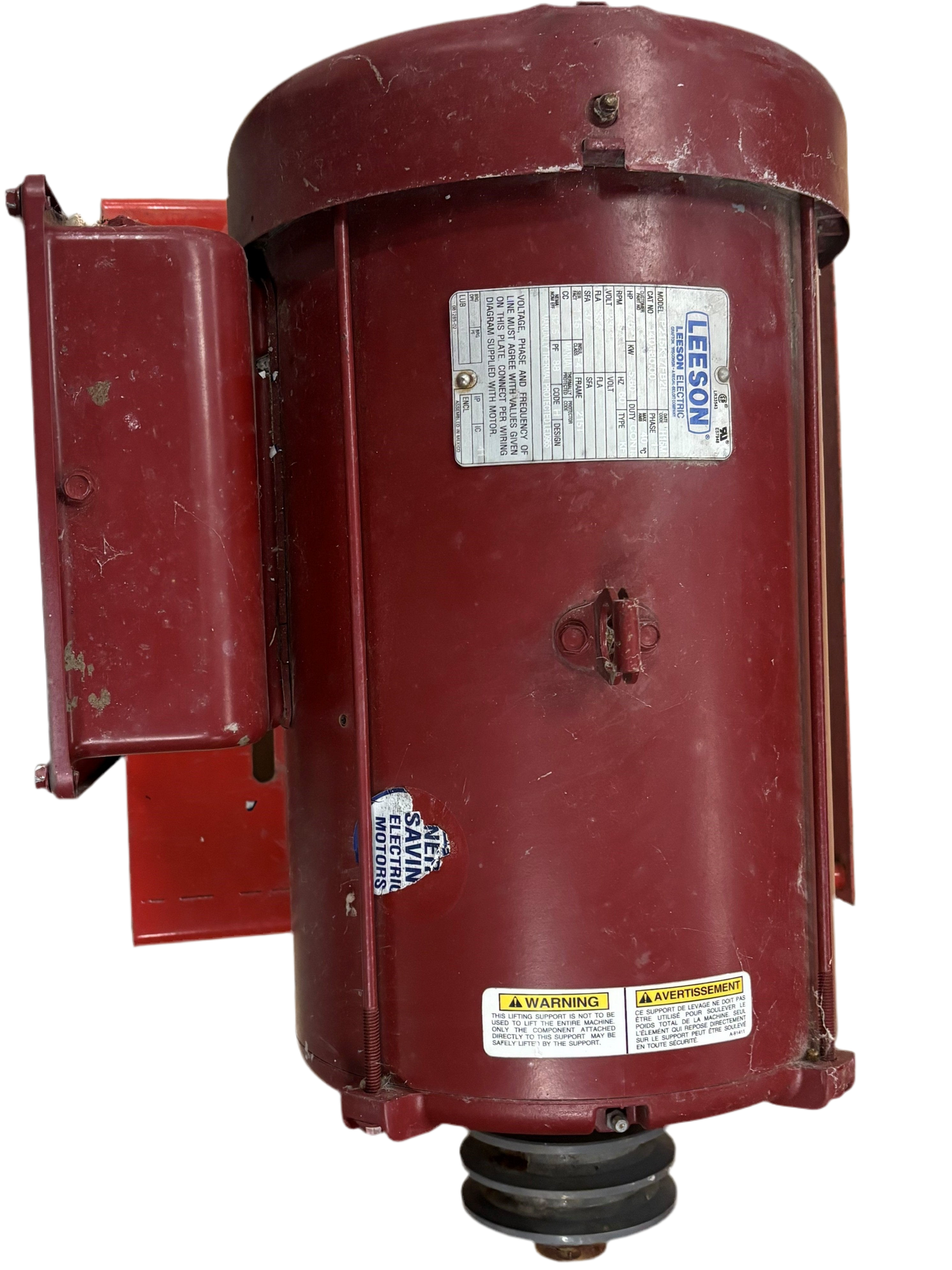 U241 - 7 1/2 HP 1740RPM 230V Leeson TEFC