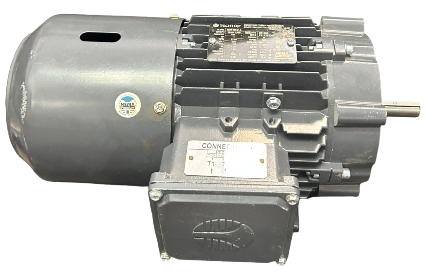 U281 - 1 HP 1745RPM 575V TechTop TEAO