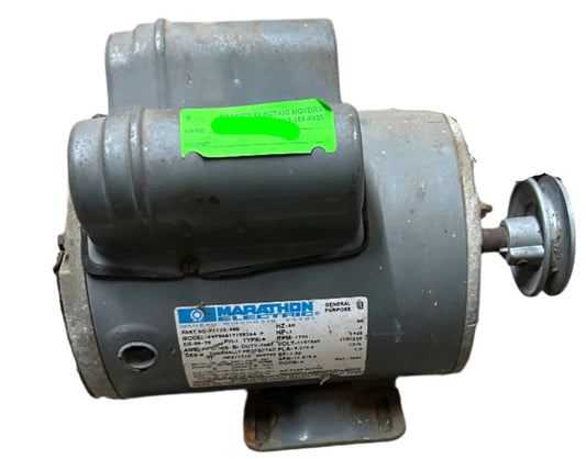 U5 - 1HP 1725RPM 115/230V Marathon TEFC
