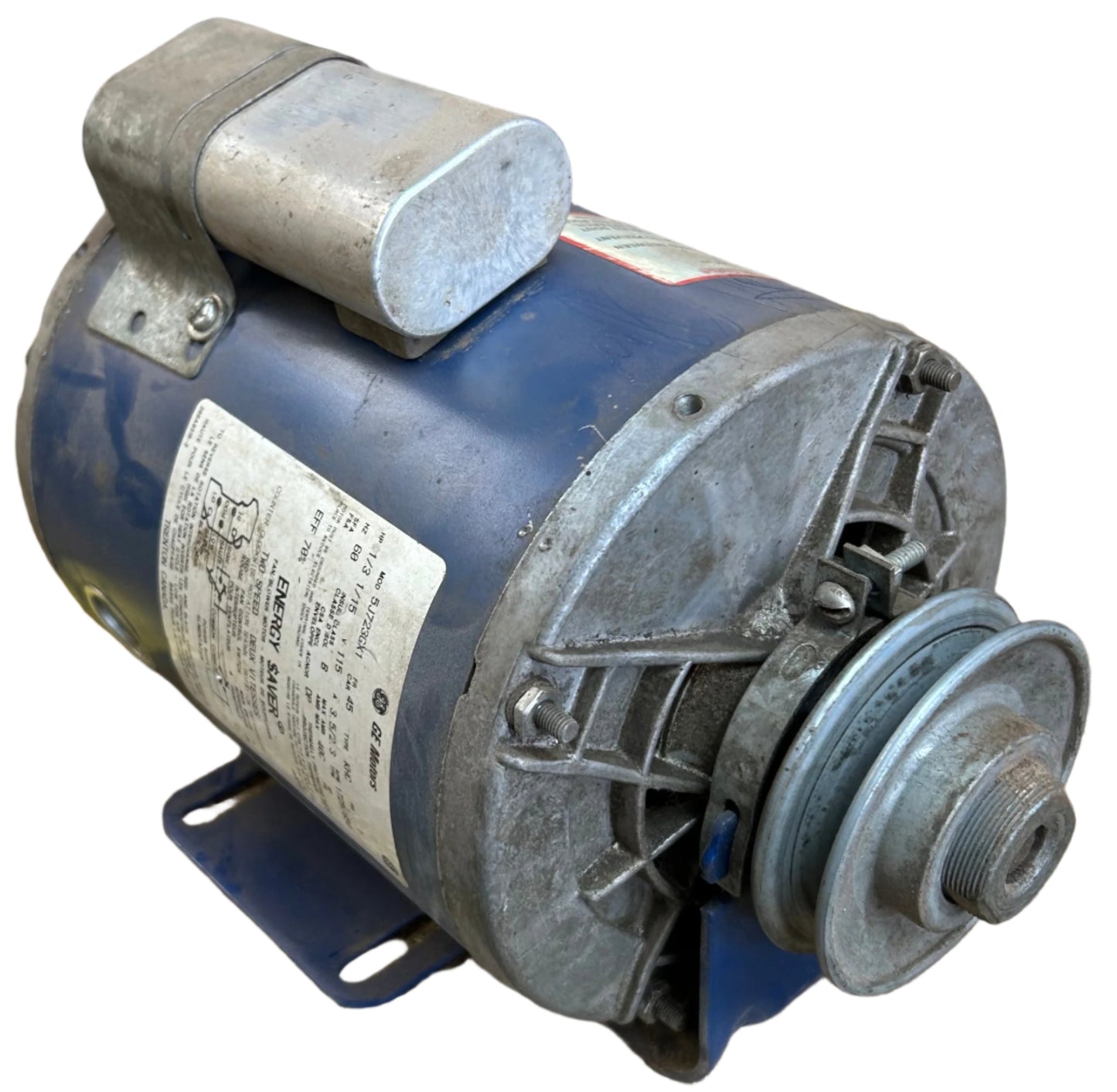 U278 - 1/3 // 1/15 HP 1725/850RPM 115V GE Motor ODP