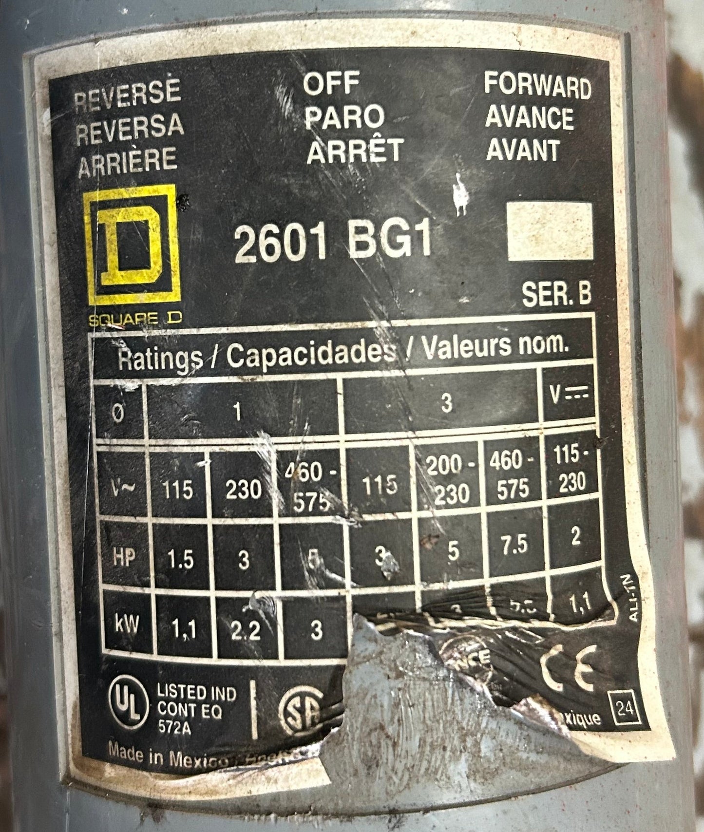 Reversing Switch