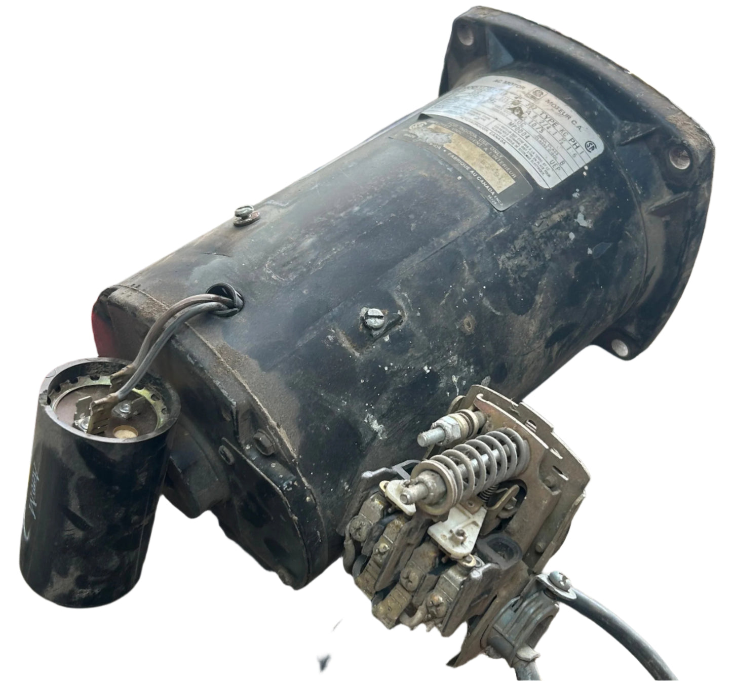 U___ - 1/2 HP 3450RPM 115/230V Moteur C.A DP