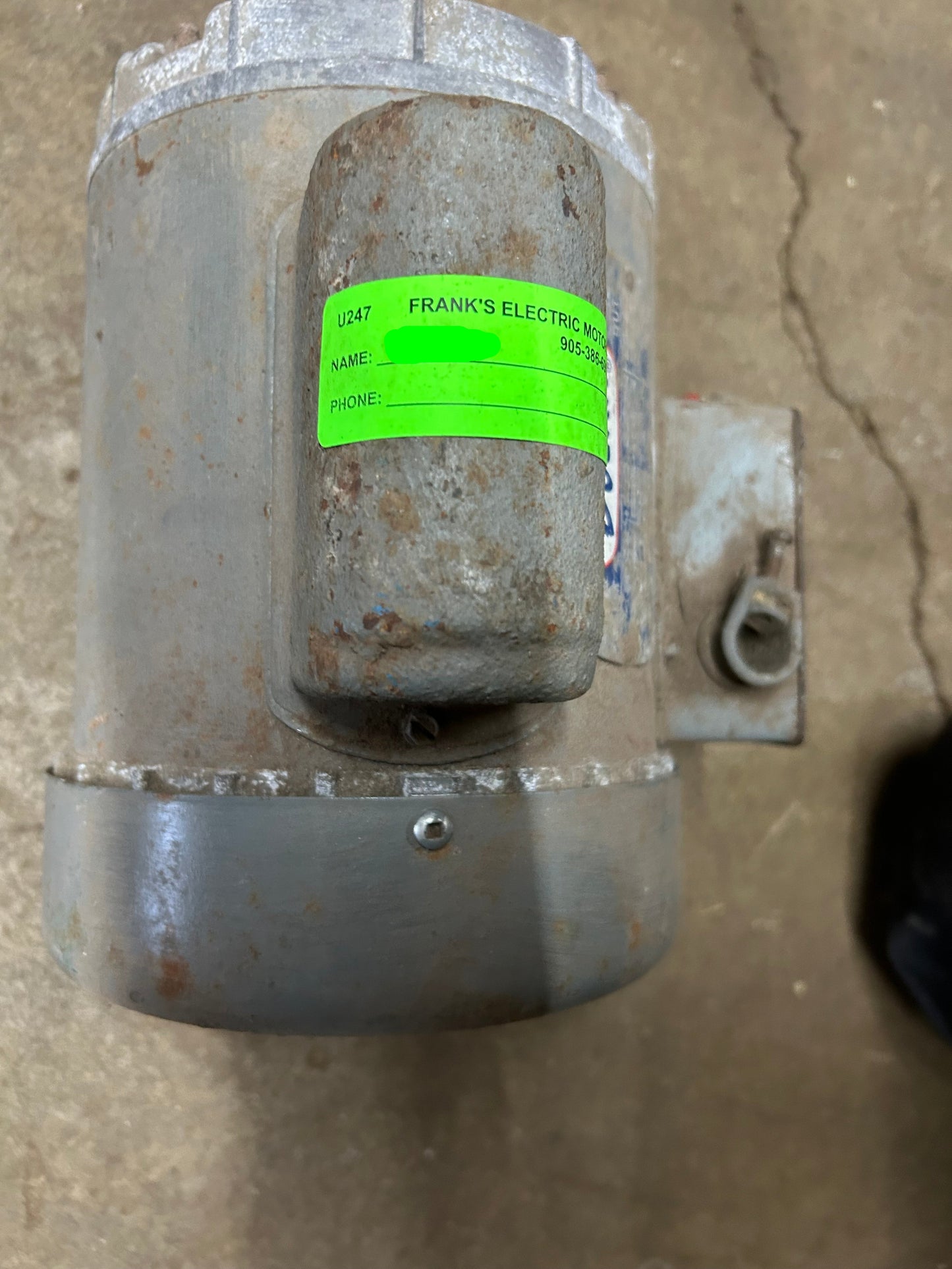 U247 - 3/4 HP 1725RPM 115/208-230V Doerr TEFC