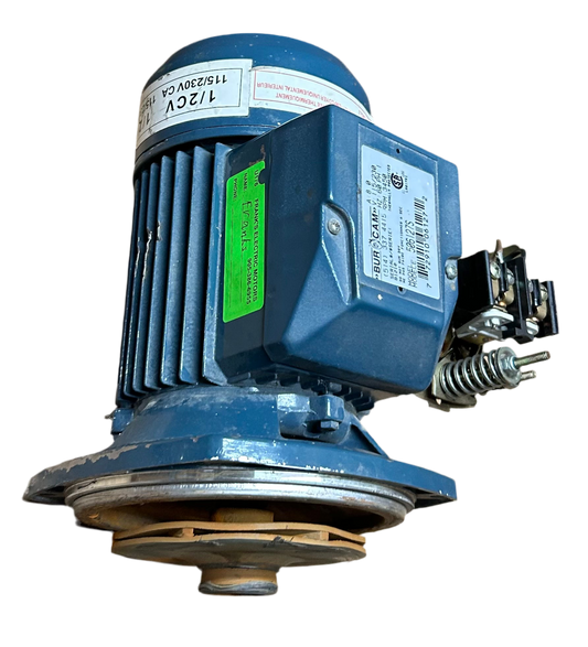 U176 - 1/2 HP 1550RPM 115/230V Burcam  Pump Motor