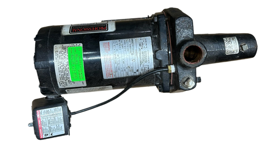 U114 - 1/2 HP 3450RPM 115/230V Home Plumber ODP