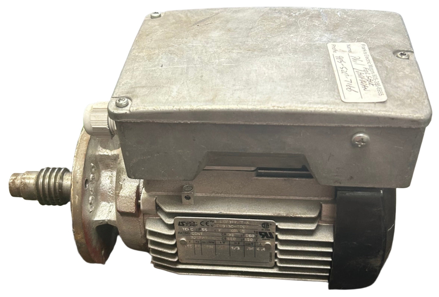 U265 - 1/3 HP 1690RPM 115V Leroy Somer TEFC
