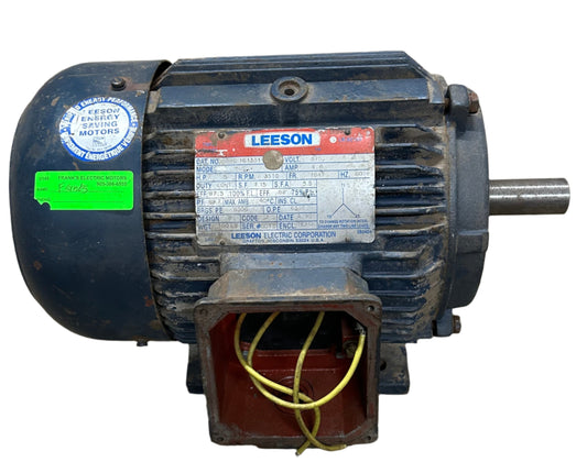 U145 - 5 HP 3510RPM 575V Leeson TEFC Motor