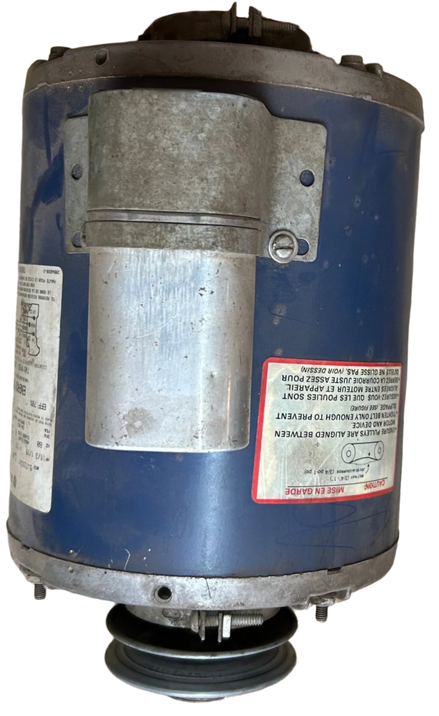 U278 - 1/3 // 1/15 HP 1725/850RPM 115V GE Motor ODP