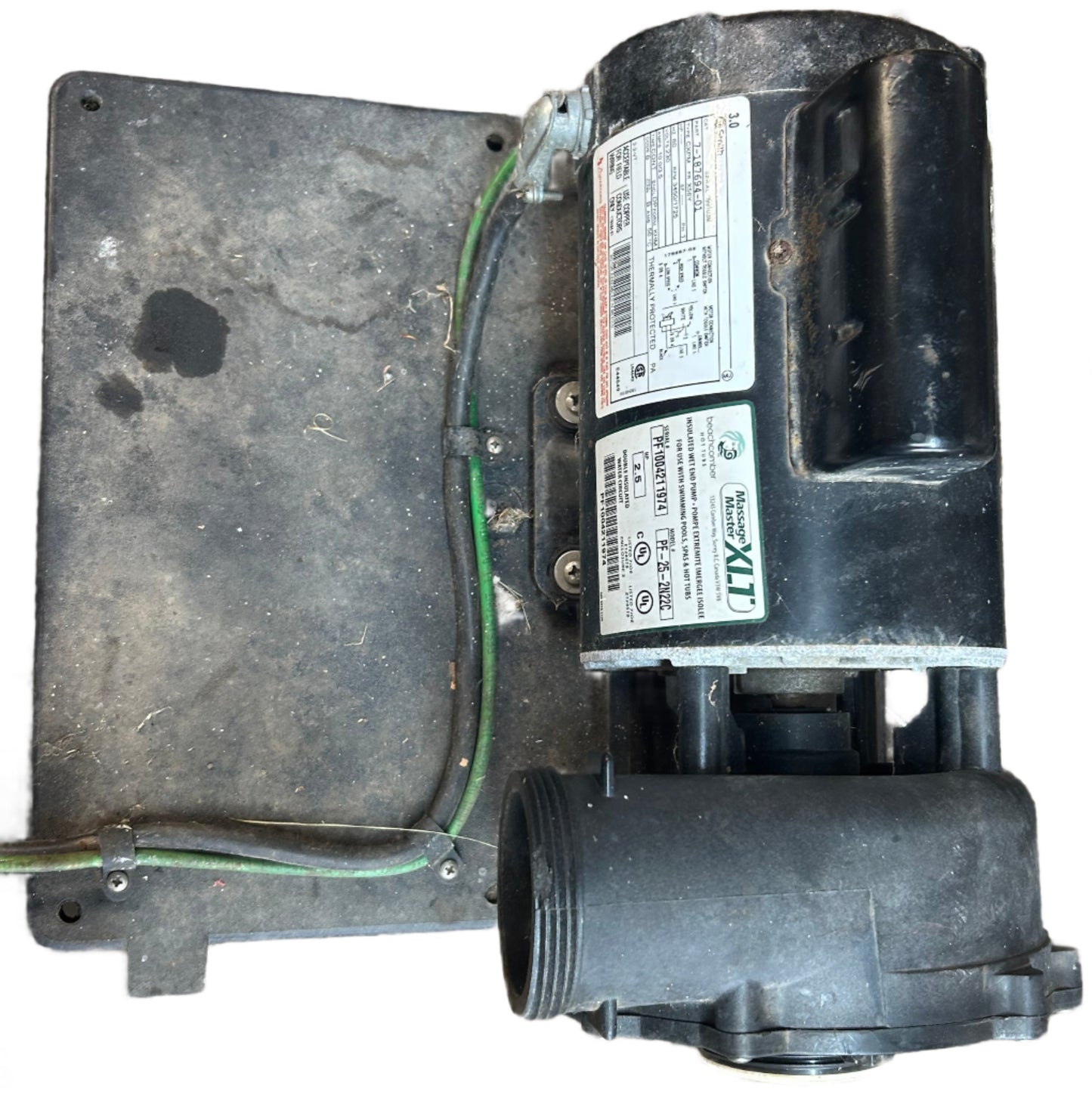 U___ - SPL HP 3450/1725RPM 230V A.O. Smith Pump