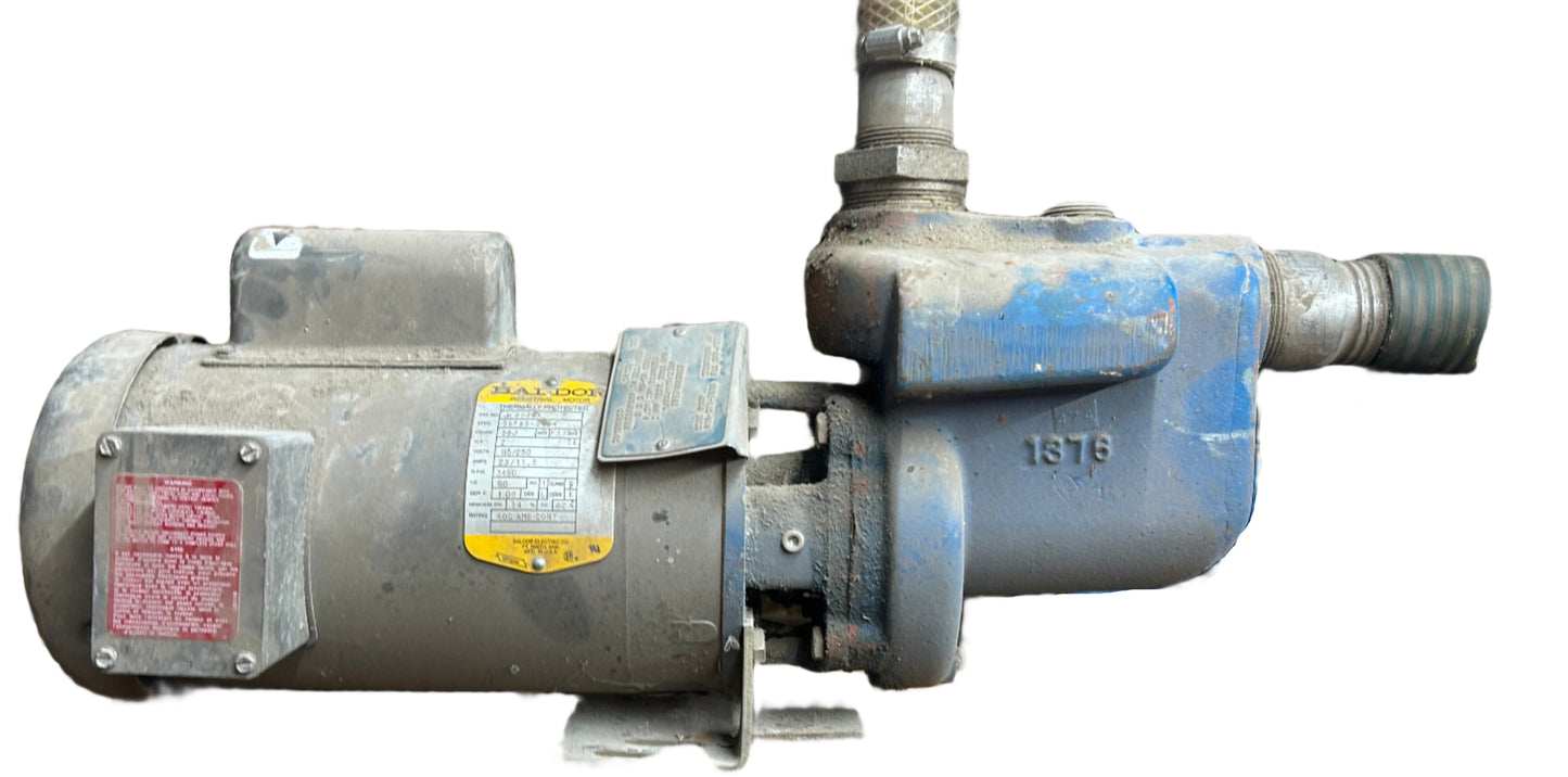 U288 - 2 HP 3450RPM 115/230V Baldor TEFC SCOT Pump