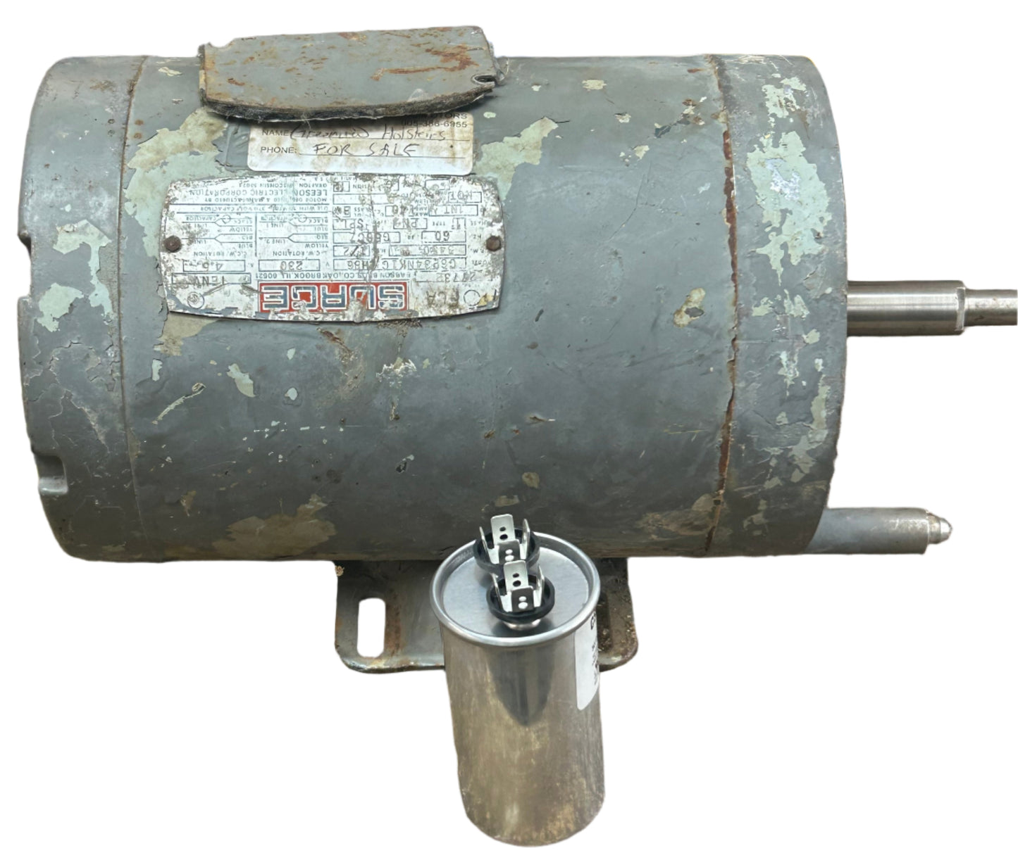 U302 - 1/2 HP 3450RPM 230V Surge TENV