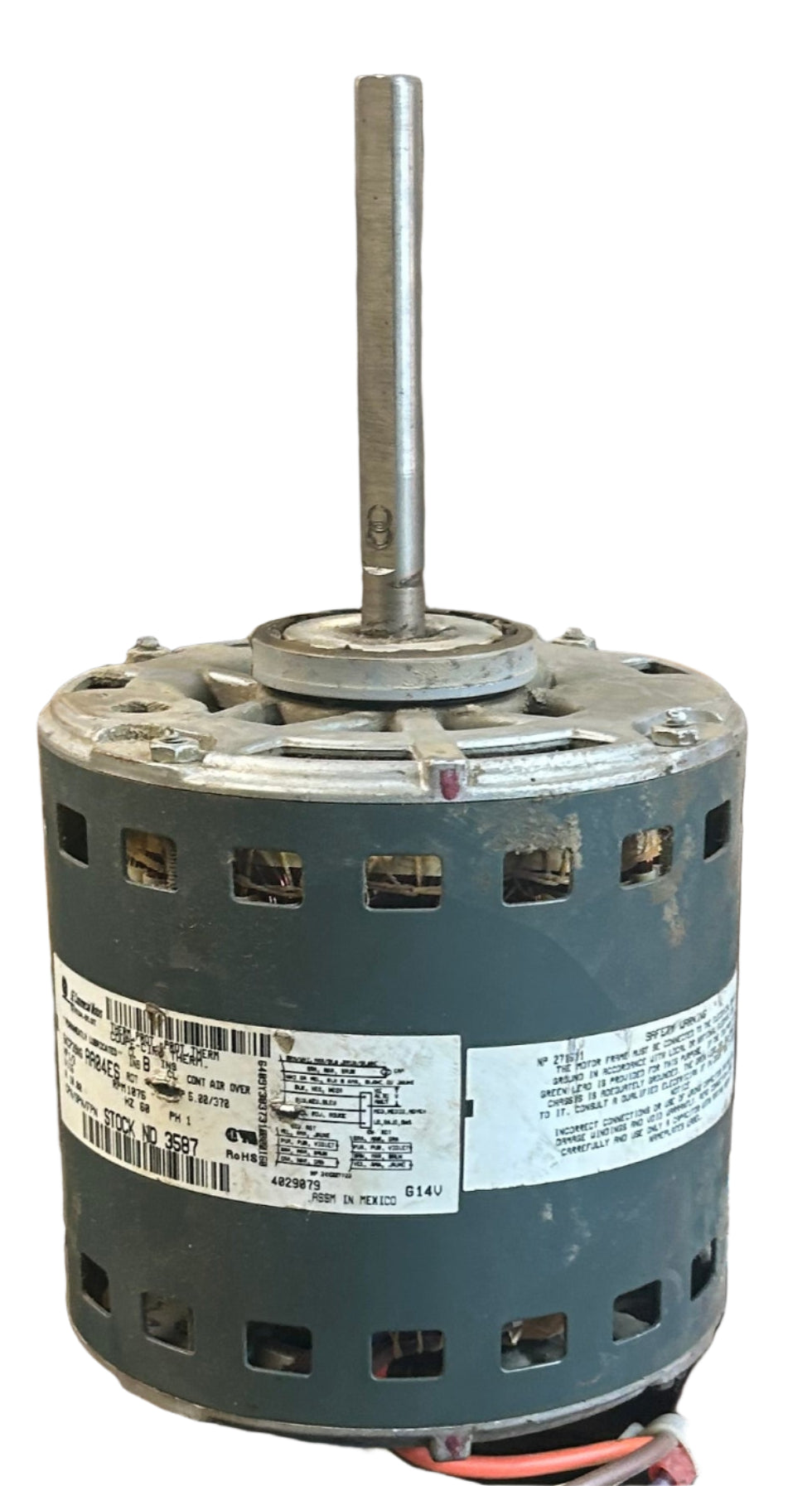 U__ - 1/2 HP 1075RPM 115V Heater Unit Motor