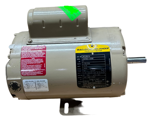 U111 - 1 HP 3450RPM 115/230V Baldor TEAO