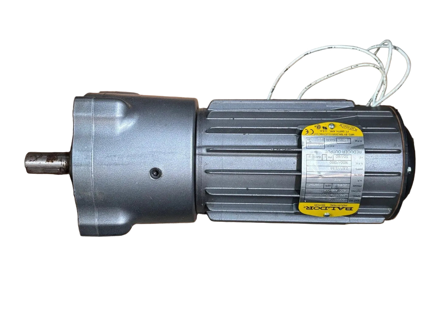U350 - 1/2 HP 1750RPM 90V Baldor TEFC