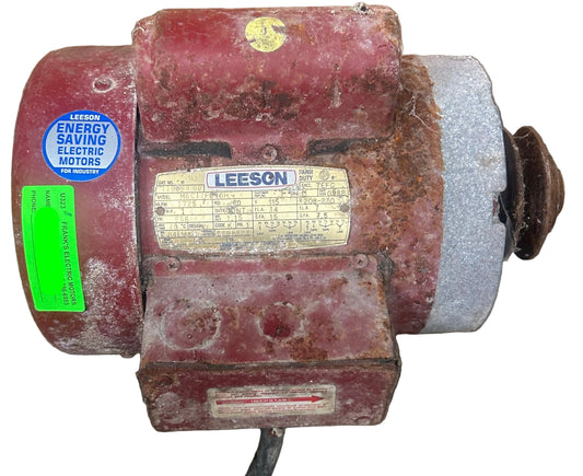 U323 - 1 HP 1725RPM 115/208-230V Leeson TEFC