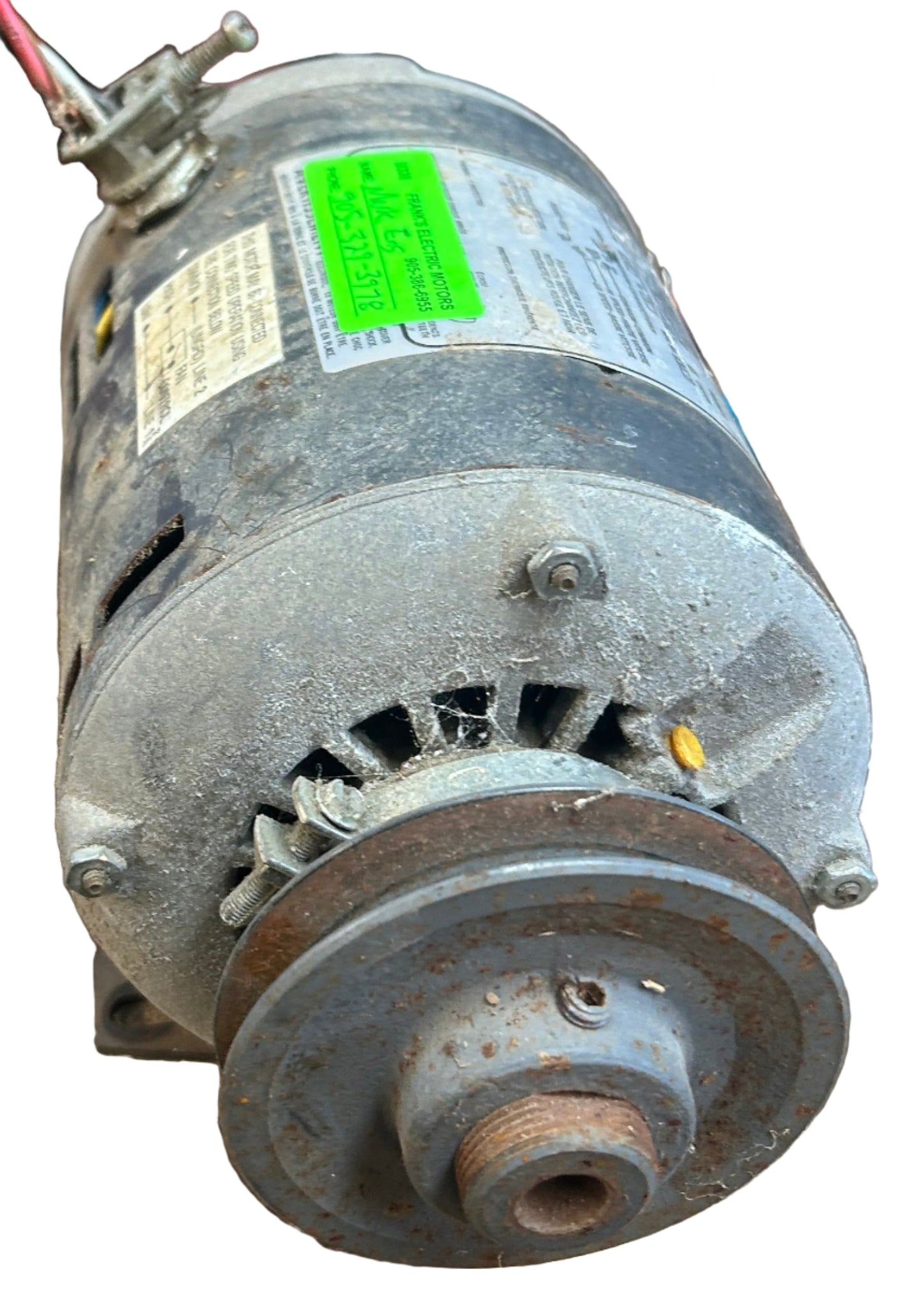 U338 - 1/3 HP 1725/1140RPM 115V Emerson Belted Fan Motor