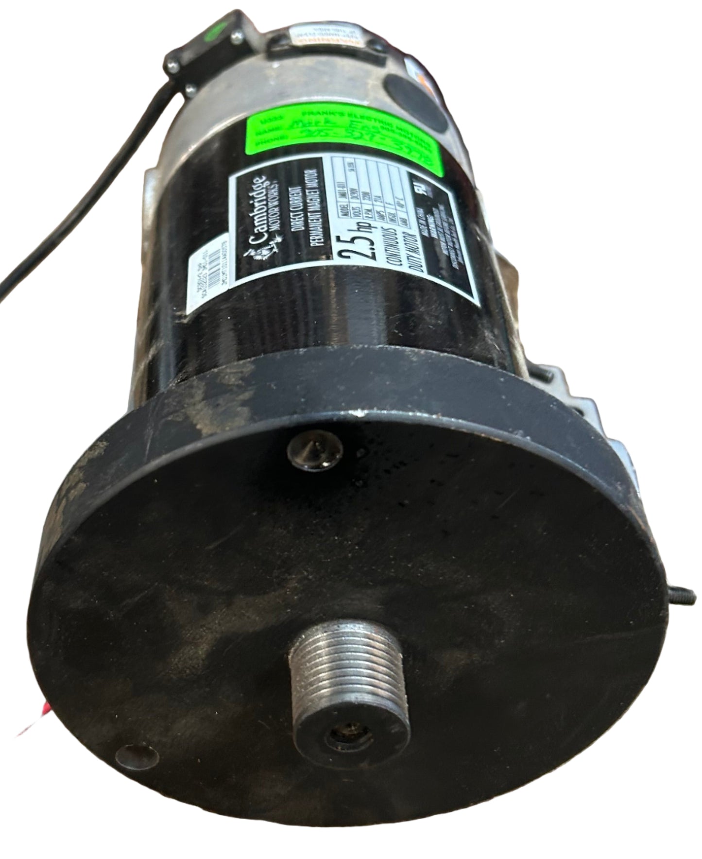 U333 - 2 1/2 HP 3200RPM 90V DC Treadmill Motor