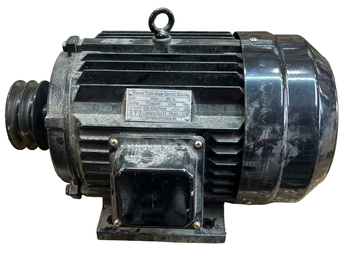 U356 - 7.5KW 220V  27AMPS 3600RPM Metric Motor