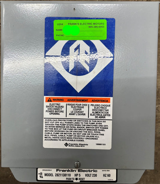 U264 - 5HP  230V