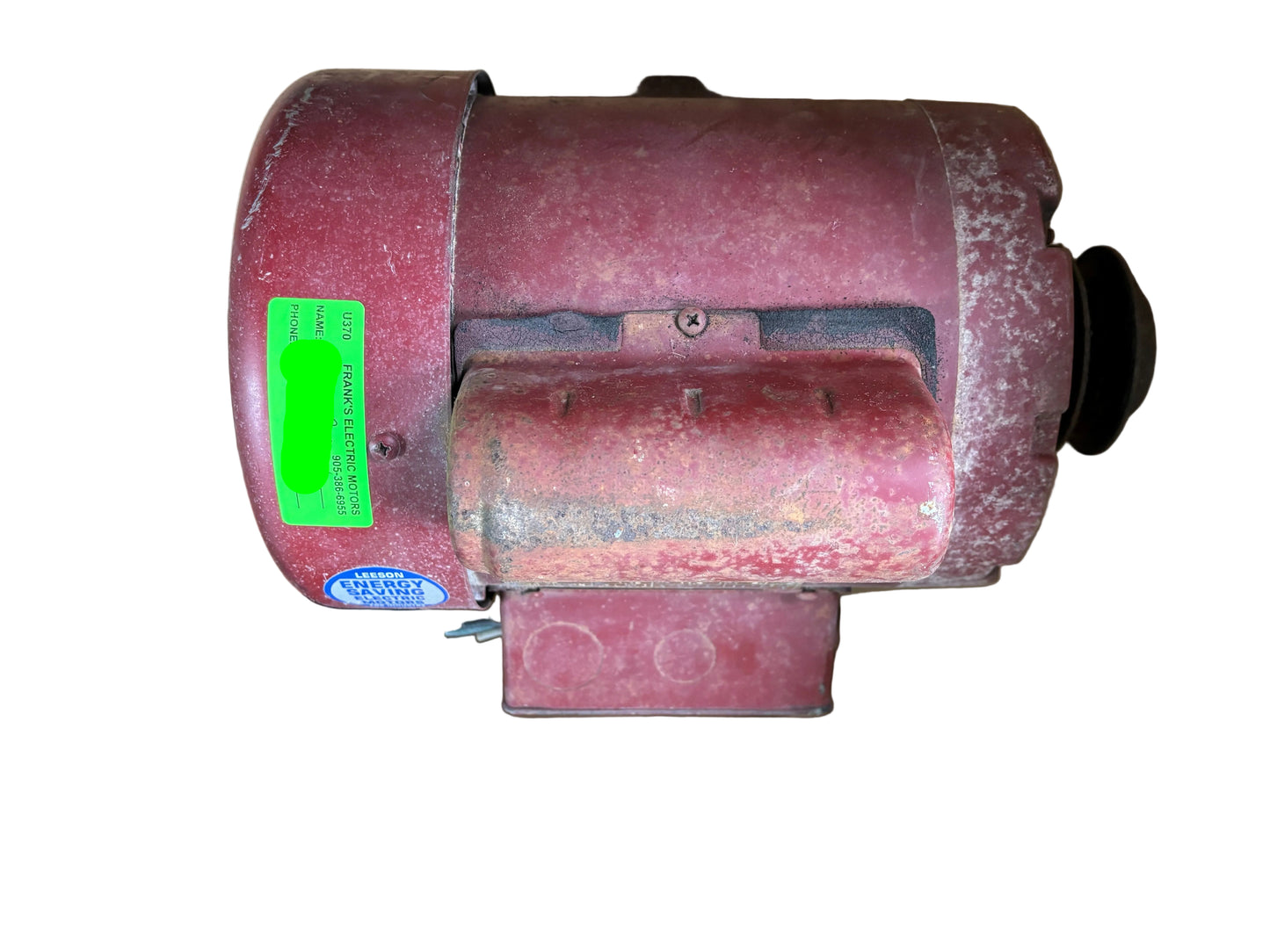 U370 - LEESON  3/4HP  115/208-230V  10.8/5.4AMPS