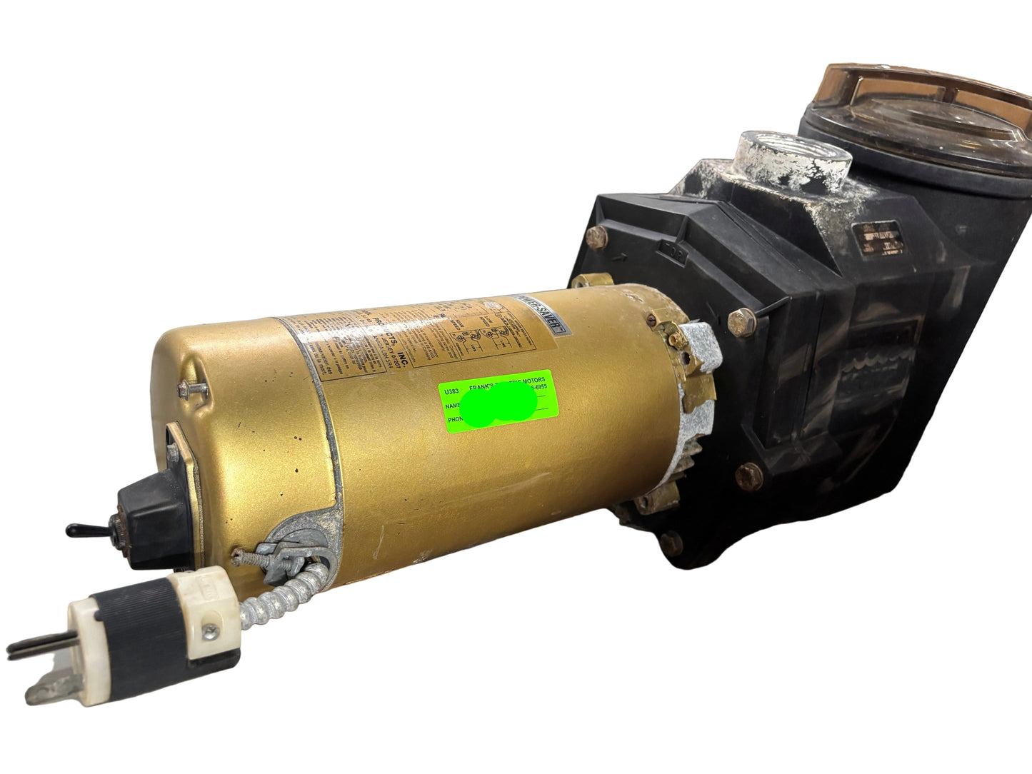 U383 - A.O. SMITH  1HP to 1/6HP  230V  7.1/1.83AMPS