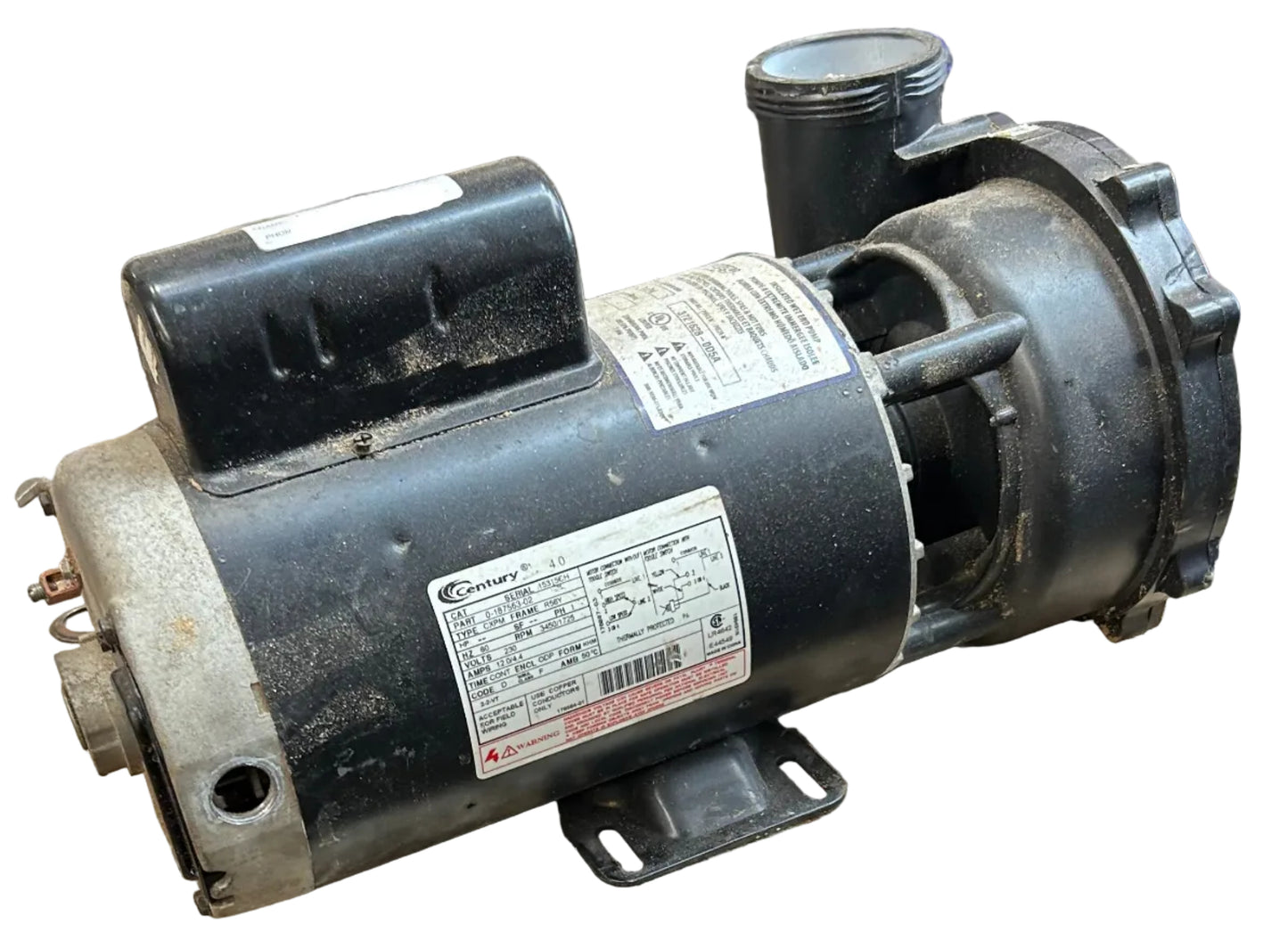 U429 - 4HP 230V  12.0/4.4AMPS  Hot Tub Pump
