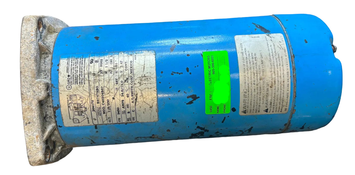 U450 - 1 1/2HP  115/230V  24.0/12.0AMPS