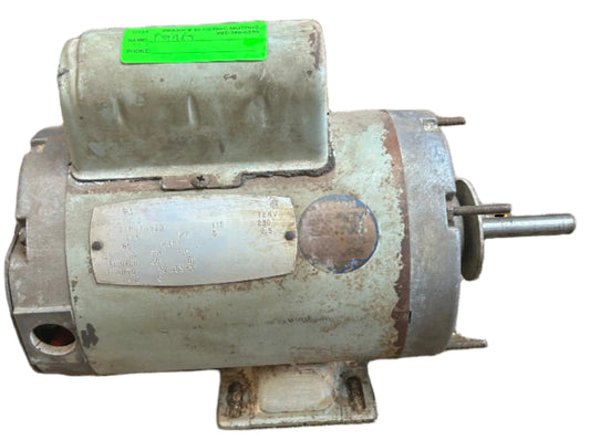 U224 - 1/2 HP 1625RPM 115/230V Leeson TEAO