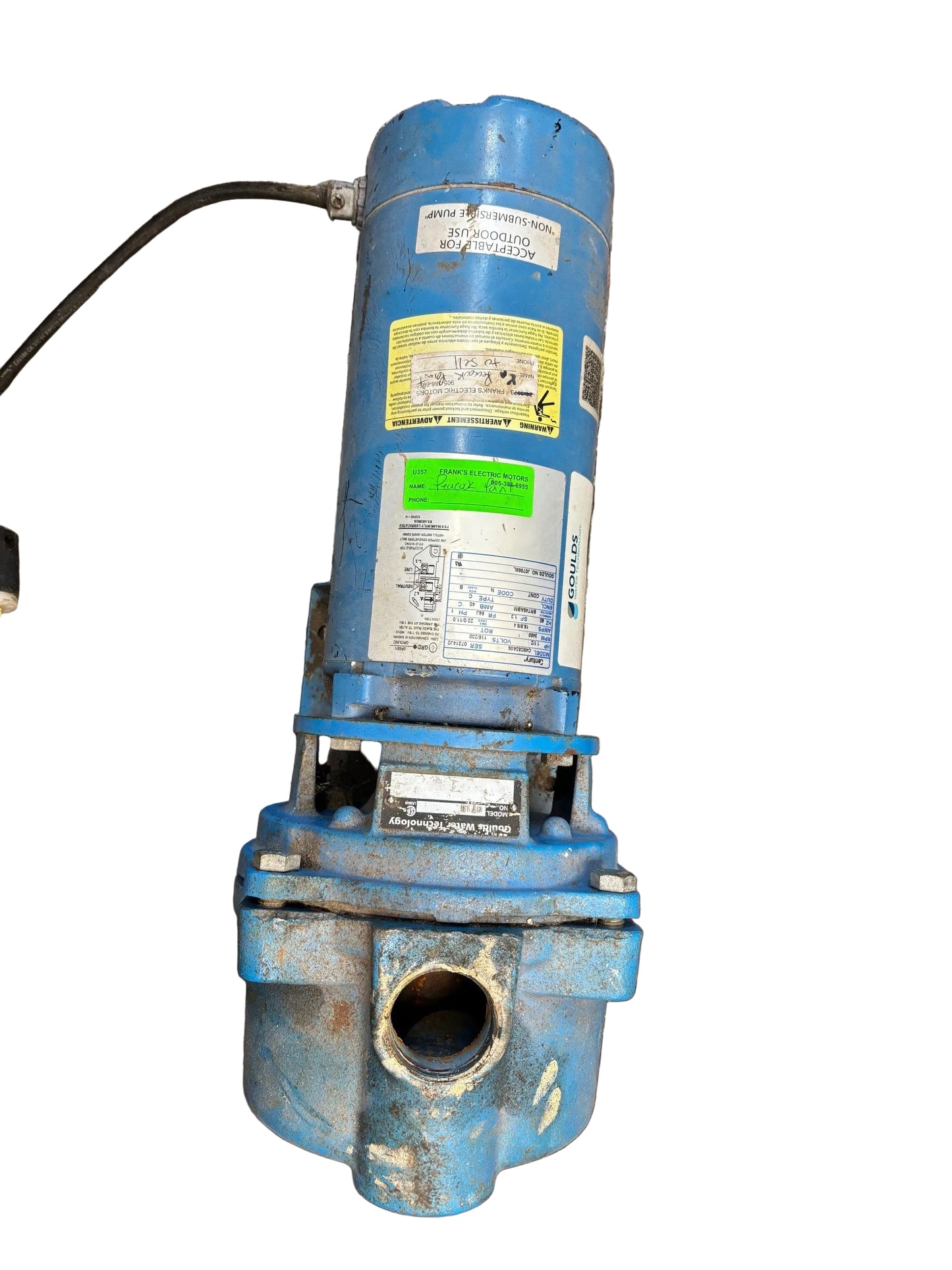 U357 - Goulds GT10 Irrigator Pump