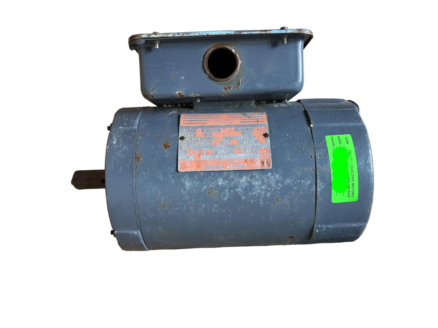 U366 - 1.5 HP  115/230 V  17.6/8.8 AMPS
