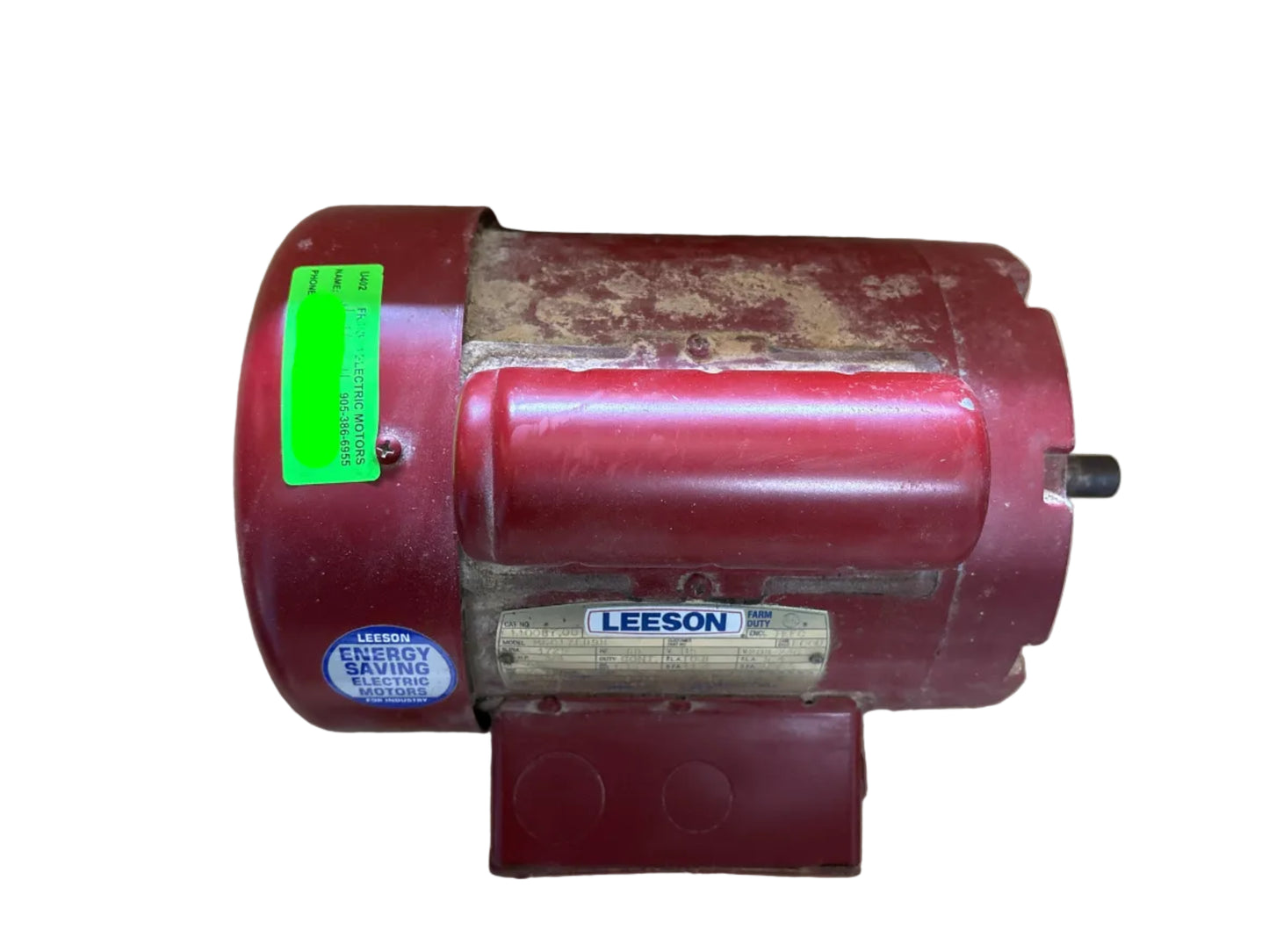 U402 - LEESON 3/4HP  115/208-230V  10.9/5.4AMPS